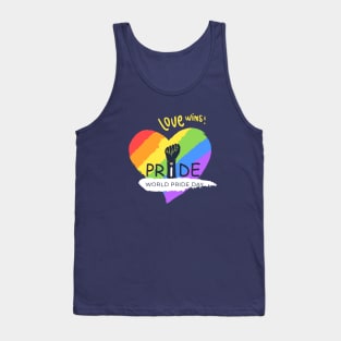 Love Wins World Pride day Tank Top